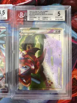 Pokemon 2x Slab Lot Rayquaza & Deoxys Legends Holo Japanese Bgs Beckett - Image 4
