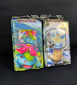 Pokemon 2021 Venusaur & Blastoise TCG V Battle Deck Box Sealed (1 of each) MINT - Image 2