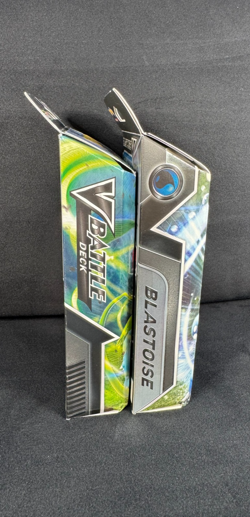 Pokemon 2021 Venusaur & Blastoise TCG V Battle Deck Box Sealed (1 of each) MINT - Image 5