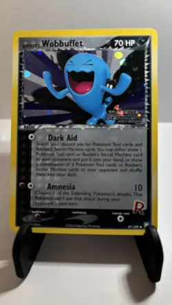 Pokemon TCG Wobbuffet 47/109 Team Rocket Returns EX Reverse Holo NM - Image 1