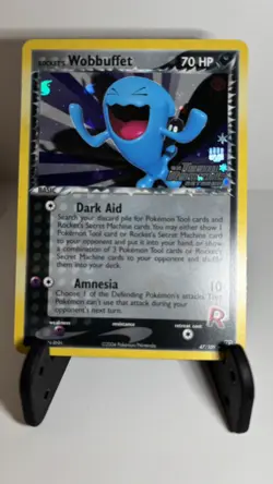 Pokemon TCG Wobbuffet 47/109 Team Rocket Returns EX Reverse Holo NM - Image 2