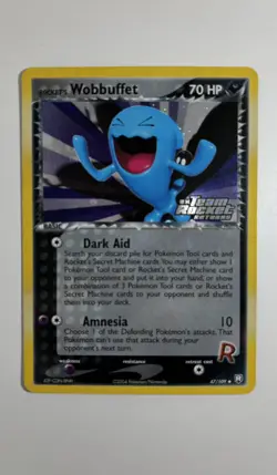 Pokemon TCG Wobbuffet 47/109 Team Rocket Returns EX Reverse Holo NM - Image 4