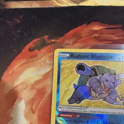 Radiant Blastoise 018/078 - Pokemon GO Radiant Rare Pokemon TCG - NM - Image 4