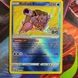 Radiant Blastoise - 018/078 - Pokemon Go Sword & Shield Radiant Rare NM - Image 1