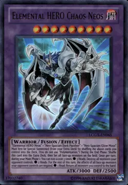 Elemental HERO Chaos Neos NA Unl Ultra Rare LCGX-EN065 Yu-Gi-Oh! - Image 1
