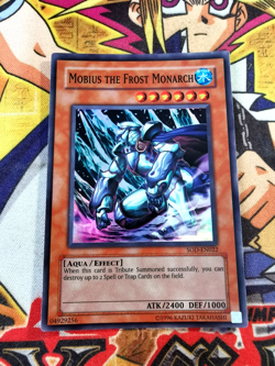 Mobius the Frost Monarch sod-en022 Unltd Ed (LP/MP) Super Rare Yu-Gi-Oh! - Image 1
