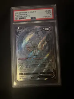 2023 Pokemon Crown Zenith Zacian V GG48/GG70 Galarian Gallery PSA 9 Mint - Image 1
