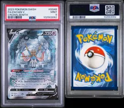 Zacian V GG48/GG70 MINT PSA 9. Pokemon SW&SH Crown Zenith Galarian Gallery - Image 3