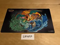 Pokemon 2019 TCG Tag Team Generations Premium Collection Play Mat Charizard NEW - Image 1