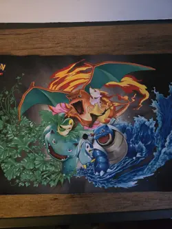 Pokemon 2019 TCG Tag Team Generations Premium Collection Play Mat Charizard - Image 3