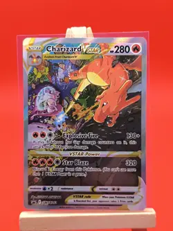 Charizard VSTAR SWSH262 Alternate Art Full Art Holo Promo Pokemon Card - Image 3