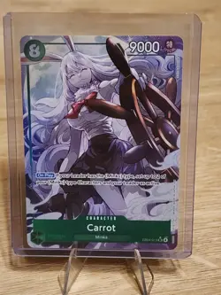 Carrot Alternate Art SR EB04-013 The Azure Sea's Seven Foil One Piece Card Game - Image 1