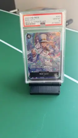 One Piece PSA 10 Rob Lucci Alt Art SR OP05-093 Awakening of the New Era Japanese - Image 1