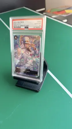 One Piece PSA 10 Rob Lucci Alt Art SR OP05-093 Awakening of the New Era Japanese - Image 3