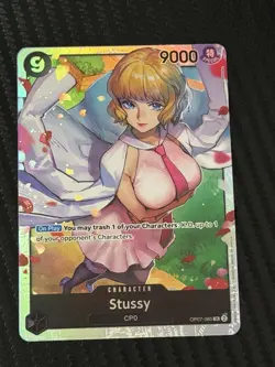 One Piece TCG - Stussy SR OP07-085 - 500 Years in the Future - English - Image 1