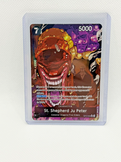 St. Shepherd Ju Peter (R) Alt Art OP13-084 One Piece TCG Carrying On His Will - Image 1