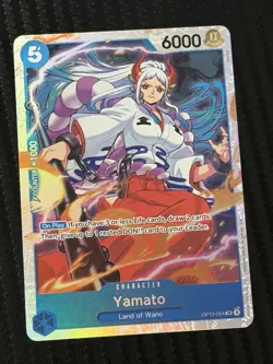 Yamato Super Rare Foil OP13-054 English One Piece Game - Image 1