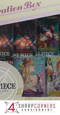 ONE PIECE TCG 4-PACK ILLUSTRATION BOX VOLUME 2 FACTORY SEALED - Image 1