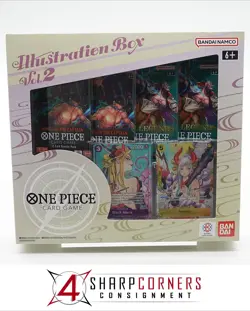 ONE PIECE TCG 4-PACK ILLUSTRATION BOX VOLUME 2 FACTORY SEALED - Image 2