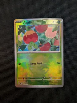 Applin 009/131 Prismatic Evolutions Reverse Holo Masterball Pokemon TCG NM/M - Image 1