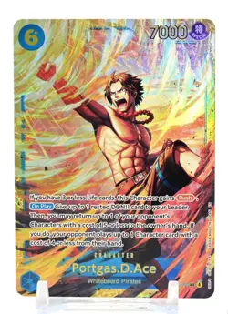 Portgas D Ace SEC One Piece TCG OP13-119 Carrying on his will NM - Image 1