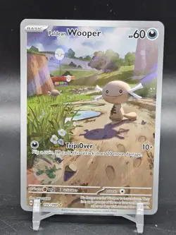Paldean Wooper 102/94 PFL EN Illustration Rare Phantasmal Flames Pokemon TCG NM - Image 1