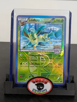 Pokemon Card 2013 LEAFEON 11/116 Cross-Hatch State Championships Promo Plasma - Image 1