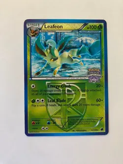 Leafeon 11/116 Plasma Freeze - Pokemon 2013 State Championship Promo Holo - MP - Image 1