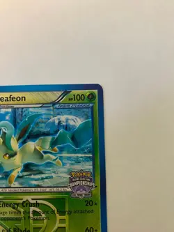 Leafeon 11/116 Plasma Freeze - Pokemon 2013 State Championship Promo Holo - MP - Image 4