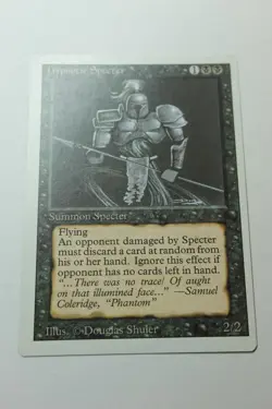 MTG Hypnotic Specter x1- -Revised Edition-Lightly Played - Image 1