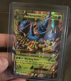 Pokemon TCG M Heracross EX 112/111 Furious Fists Holo Card 2014 - Image 4
