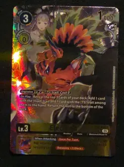 Digimon Card Game Elecmon (Alternate Art) BT24-031 Rare NM - Image 3