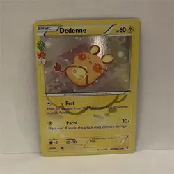 Pokemon TCG Dedenne RC10-32 Generations Radiant Collection Holo Uncommon Card - Image 1