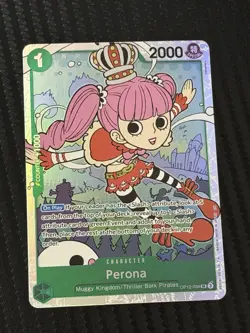 One Piece CCG Perona OP12-034 Super Rare Legacy of The Master Foil Card Mint - Image 1