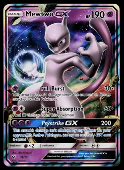 Pokemon Card - Mewtwo GX Shining Legends 39/73 Ultra Rare - Image 1