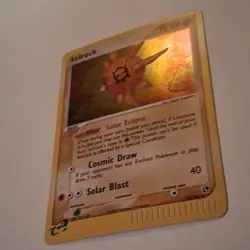 Pokemon Solrock EX Sandstorm 13/100 Holo Rare 70HP English 2003 TCG Card - Image 3