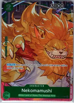 Nekomamushi (Box Topper) OP01-048 English Romance Dawn - One Piece Card - NM - Image 1