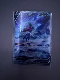 Suicune v Crown Zenith Galarian Gallery Holo Ultra Rare Card GG38 GG70 - Image 1