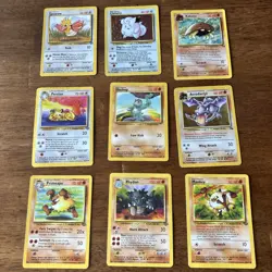 9 Vintage Pokemon Cards Very Nice Condition - Image 1