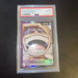 One Piece Monkey D Luffy Alternate Art Leader Op09-061 Psa 10 - Image 2