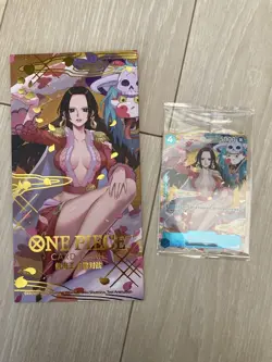 One Piece Card Game Chinese Boa Hancock P-066 2025 New Year Red Packet IN STOCK - Image 2