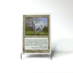 MTG Pearled Unicorn MTG 5th Edition Magic The Gathering Vintage 1997 - Image 1