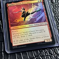 Spider-Gwen, Free Spirit Marvel's Spider-Man Foil Mint! - Image 2