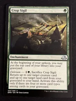 1x Crop Sigil (153) Eldritch Moon LP MTG Magic the Gathering x1 MKE - Image 1
