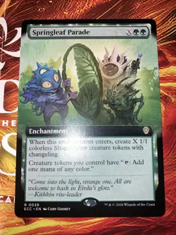 Springleaf Parade (Extended Art) Commander: Lorwyn Eclipsed Regular - Image 1
