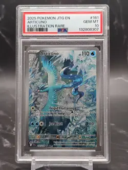 2025 Pokemon Articuno 161/159 Journey Together Illustration Rare PSA 10 Gem Mint - Image 1