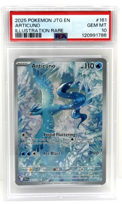 2025 Pokemon Journey Together Articuno Illustration Rare PSA 10 - Image 1