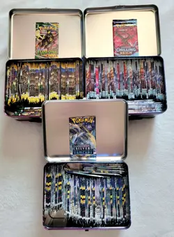 12lb Pokemon TCG NM Bulk Lot Evolving Skies Chilling Reign Silver Tempest READ - Image 1