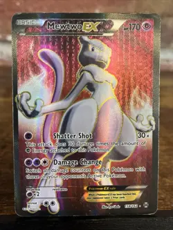 Mewtwo EX (158 Full Art) 158/162 Pokemon XY Breakthrough Holo HP - Image 1