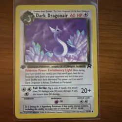 Pokemon TCG Dark Dragonair 1st Edition Team Rocket 33/82 Regular Uncommon 60 HP - Image 1